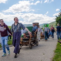 Leiterwagenrennen bei der Alsterweiler Brunnenkerwe am 16.Juni 2019