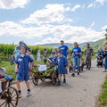 Leiterwagenrennen bei der Alsterweiler Brunnenkerwe am 16.Juni 2019